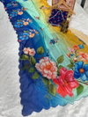 VK 4419 Soft Georgette Digital Ladies Designer Saree Wholesale Market In Surat
